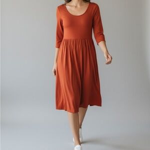 DC Terracotta Midi Dress